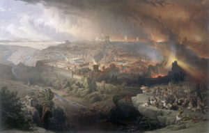 siege of Jerusalem - for the temple